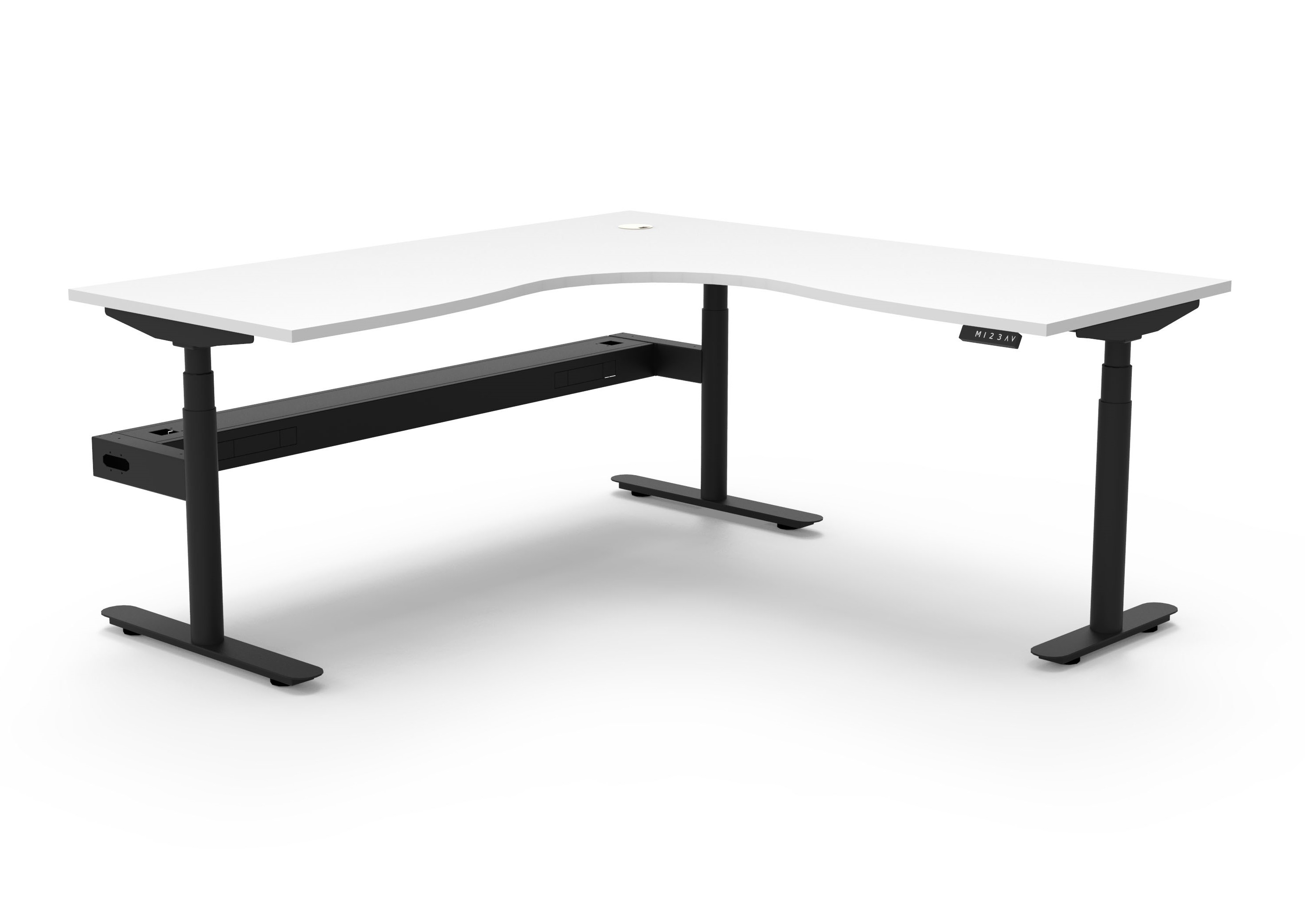 Halo+ Height Adjustable Corner Desk